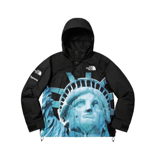 Supreme X TNF 北面聯名FW19 自由女神衝鋒衣FW19黑色