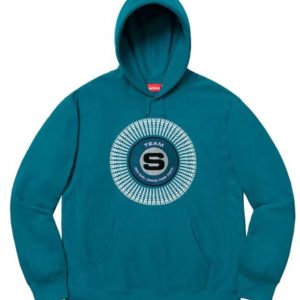 Supreme FW20 Week17 字母印花連帽衛衣藍色
