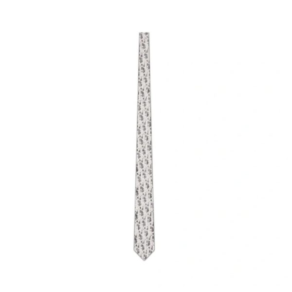 Dior/迪奧碎花領帶14C1047A0556 灰色C980
