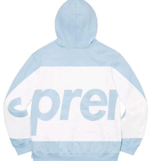 Supreme SS21 Week 2 Big Logo 大標誌連帽衛衣藍色