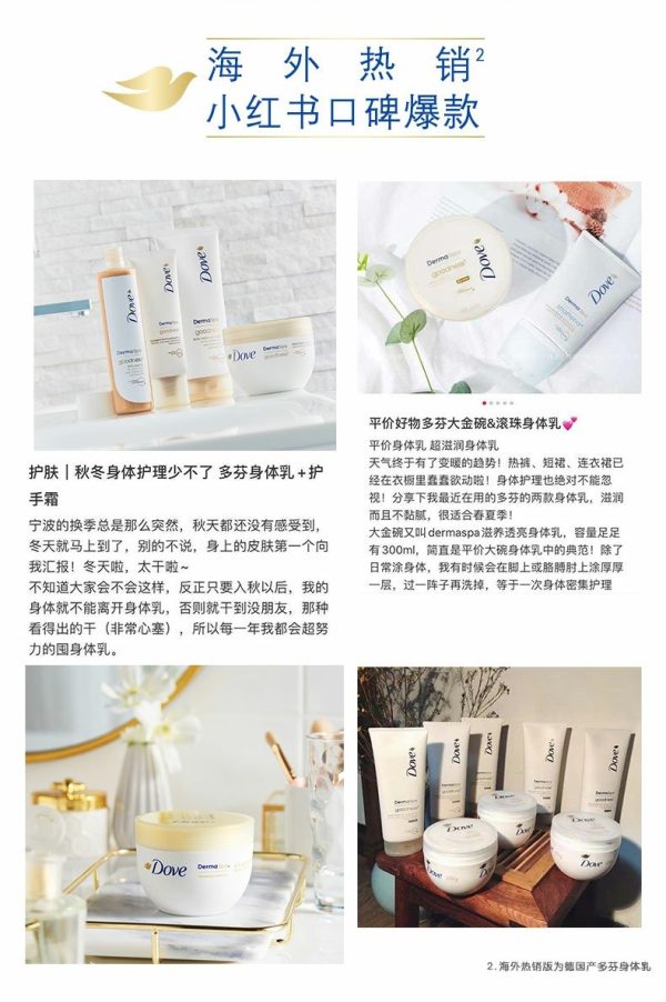 Dove/多芬滋養透亮肌膚保濕大白碗身體乳300ml 大白碗1瓶：圖片 5