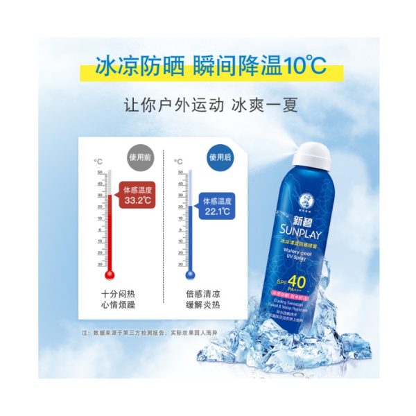 曼秀雷敦新碧冰涼清透防曬噴霧SPF40/PA+++ 200ml：圖片 2