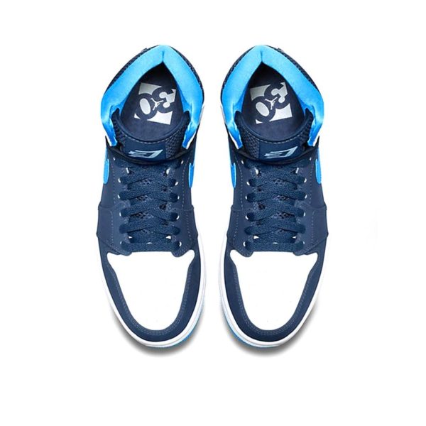 Air Jordan 1 Retro Chris Paul PE 午夜海軍復古高筒籃球鞋藍白：圖片 3