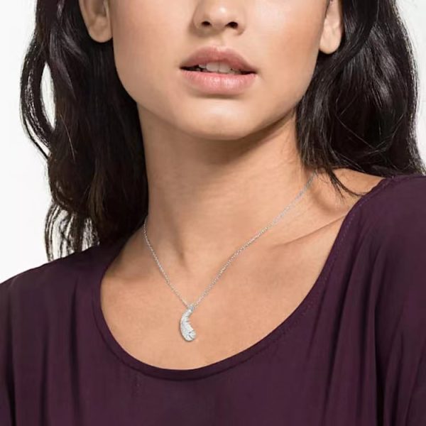 Swarovski/施華洛世奇羽毛鑲鑽鎖骨鏈項鍊5505470：圖片 2