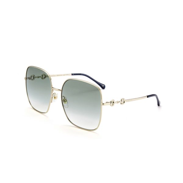 【倪妮同款】Gucci/古馳馬銜扣復古方框時尚太陽眼鏡GG0879S：圖片 7