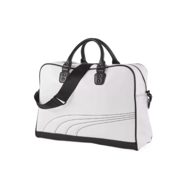【PUMA × AMI聯名】Puma/彪馬GRIP BAG 手提斜挎包078906-01 白色：圖片 2