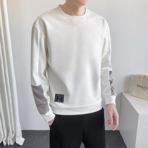 秋冬男士長袖T卹時尚休閒帥氣英倫修身氣質打底衫潮流男