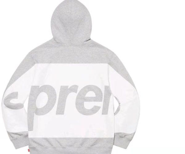 Supreme SS21 Week 2 Big Logo 大標誌連帽衛衣灰色：圖片 4