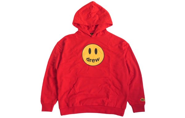 Drew House 笑臉連帽衛衣男女同款紅色送禮推薦
