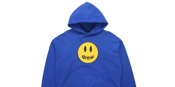 Drew House 笑臉印花連帽衛衣男女同款藍色送禮推薦