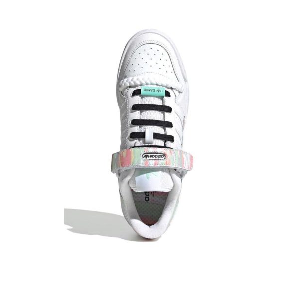 Adidas originals Forum Low "I Love Dance" 白色彩色女款：圖片 5