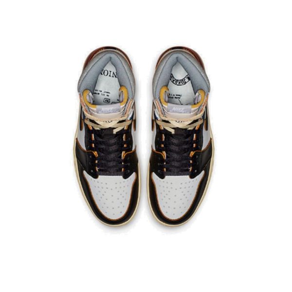 Union LA x Air Jordan 1 Retro High OG NRG 黑腳趾拼接男女同款：圖片 4