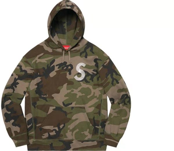 Supreme SS21 Week 6 X Swaroviski 聯名款水晶標誌衛衣迷彩：圖片 4