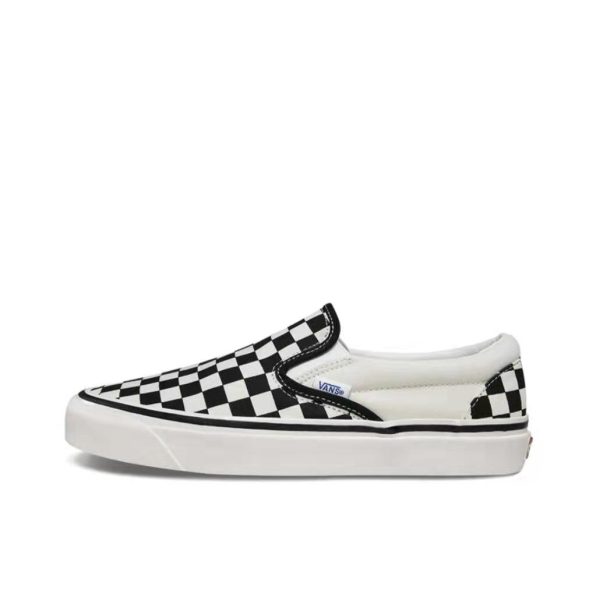 Vans Classic Slip-on Black/Ivory 安那海姆/黑白棋盤：圖片 2