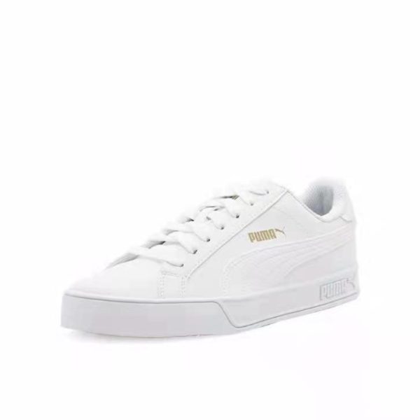 Puma Smash Vulc Leather White 白色皮質
