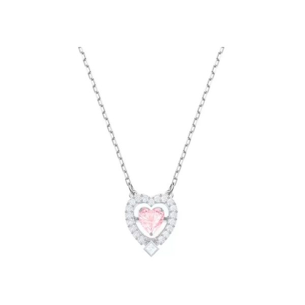 Swarovski/施華洛世奇跳動的心鎖骨項鍊5284188 38cm：圖片 3