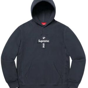 Supreme FW20 Week15 Cross Box 十字架連帽衛衣深藍色