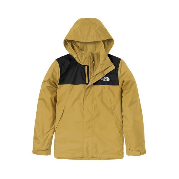 The North Face 2021SS 防風防潑水戶外運動舒適保暖衝鋒衣外套4UAU 卡其