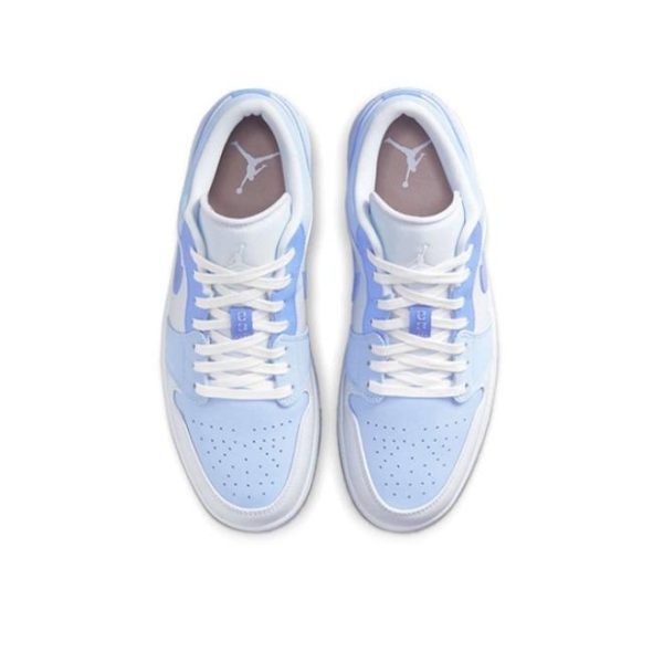 Air Jordan 1 Mighty Swooshers 低筒/白色/霧藍/情人節：圖片 3