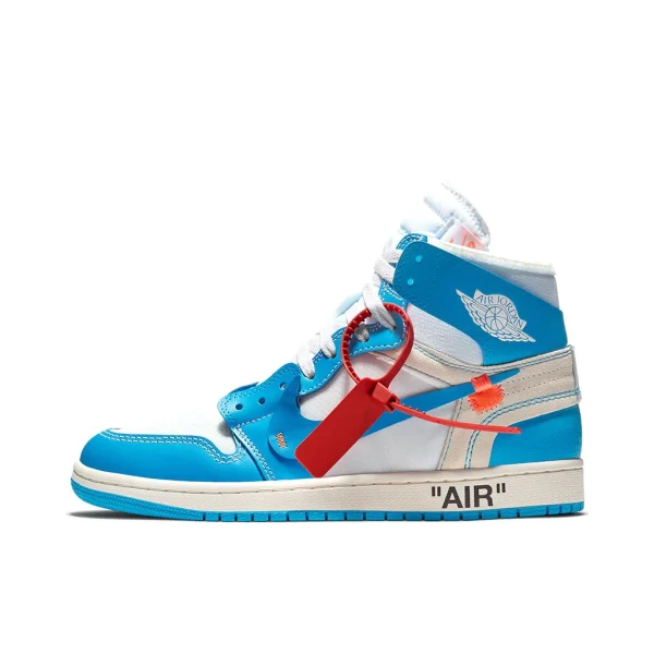 Air Jordan 1 UNC 高筒/OW聯名/北卡藍【周杰倫同款】：圖片 2