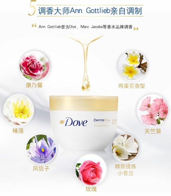 Dove/多芬滋養透亮肌膚保濕大白碗身體乳300ml 大白碗1瓶：圖片 11