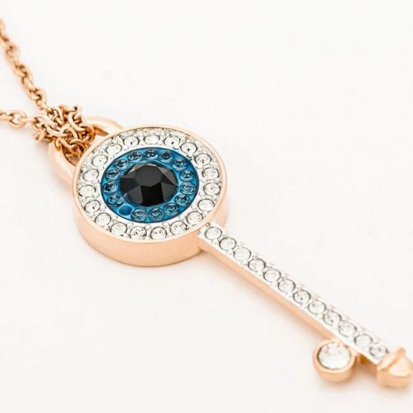 Swarovski/施华洛世奇  恶魔之眼钥匙项链 5437517：圖片 2
