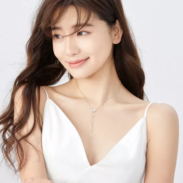 Fanci/範琦搭配系列甜美愛心項鍊SN01663W000 銀色：圖片 3