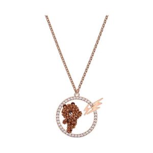 Swarovski/施華洛世奇Line Friends活力布朗熊項鍊5514437