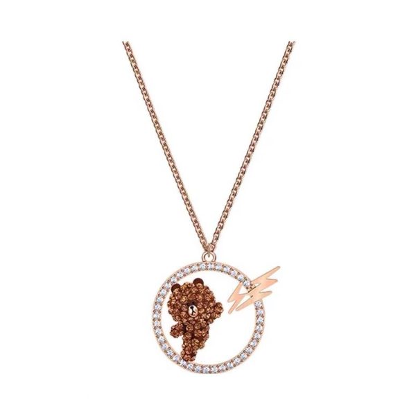 Swarovski/施華洛世奇Line Friends活力布朗熊項鍊5514437
