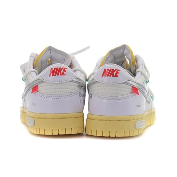 Nike Dunk Off-White聯名/NO.1/白帶/白扣/白銀：圖片 3