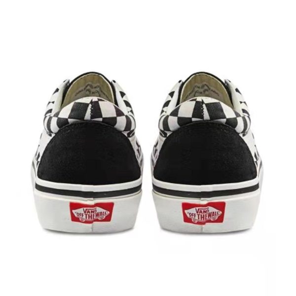Vans Bold Black/Marshamllow 黑白棋盤格：圖片 4