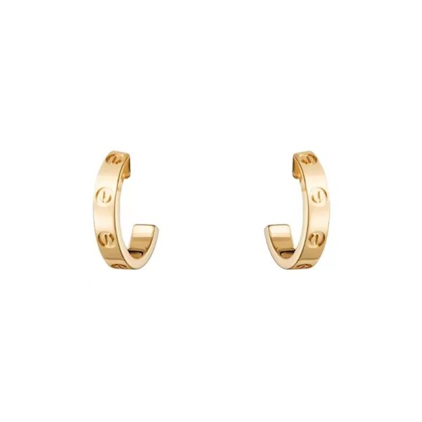 Cartier/卡地亞玫瑰金耳環B8029000：圖片 2