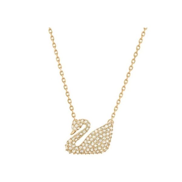 Swarovski/施華洛世奇SWAN系列密鑲透明水晶天鵝項鍊5007735：圖片 5