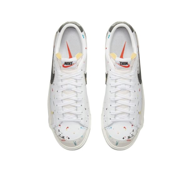 Nike BLAZER LOW 77 公尺白彩潑墨：圖片 4