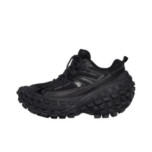 Balenciaqa巴黎世家Defender 輪胎鞋時尚復古做舊低幫老爹鞋男款黑