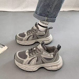 老爹鞋女款春季秋季2025新款女鞋百搭厚底鞋爆款休閒鞋增高運動鞋