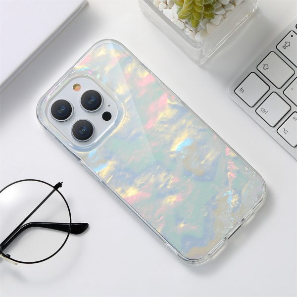適用蘋果15手機殼磁吸iPhone16pro貝殼紋14promax手機保護套：圖片 4