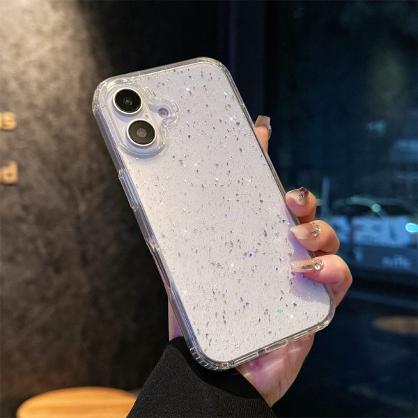 星空閃粉適用iPhone16手機殼蘋果15Pro透明磁吸殼16e套新款：圖片 7