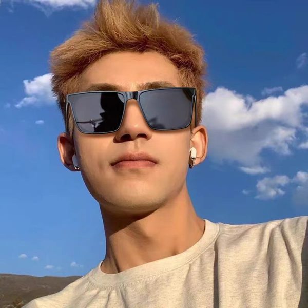 全新韓版時尚墨鏡女高級感太陽眼鏡潮男士開車防曬防紫外線太陽眼鏡