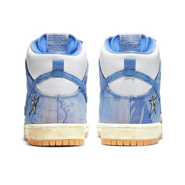 Nike Dunk SB/高筒/Carpet Company聯名/藍白刮刮樂：圖片 3