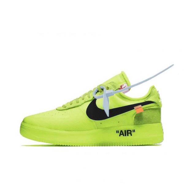 Nike Air Force 1 OW聯名/螢光黃：圖片 4