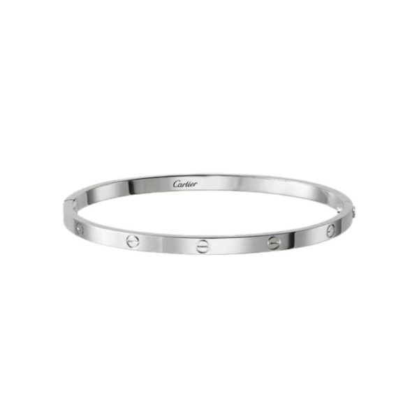 Cartier/卡地亞LOVE系列窄版手鐲B6047317：圖片 3