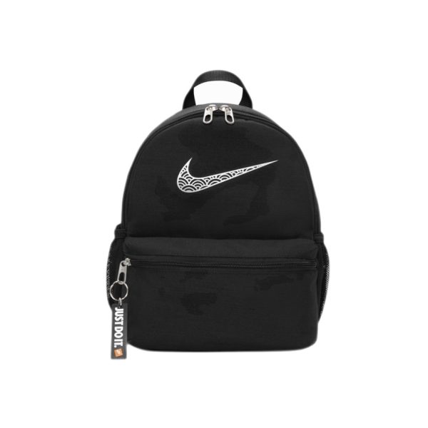 Nike 純色印花兒童肩背包黑色DQ3411-010