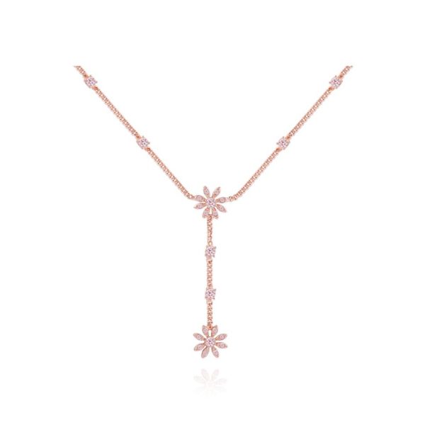 Givenchy/紀梵希雛菊系列玫瑰金合金項鍊60516252-9DH 玫瑰金