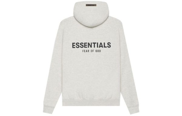 Fear of God Essentials SS21 Pullover Hoodie Light Heather Oatmeal：圖片 2