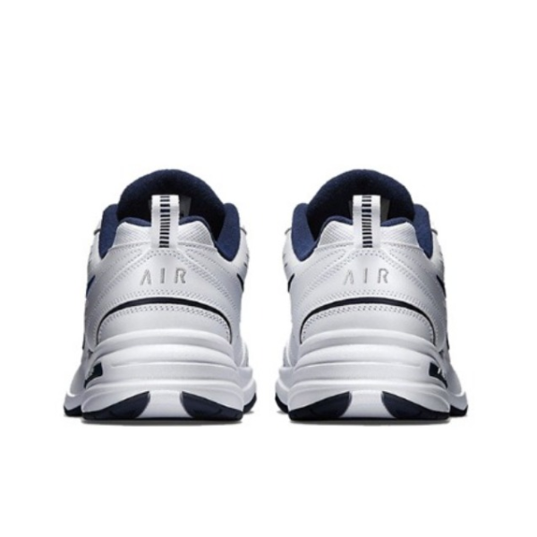 Nike Air Monarch 4 White Navy 老爹鞋藍白：圖片 3