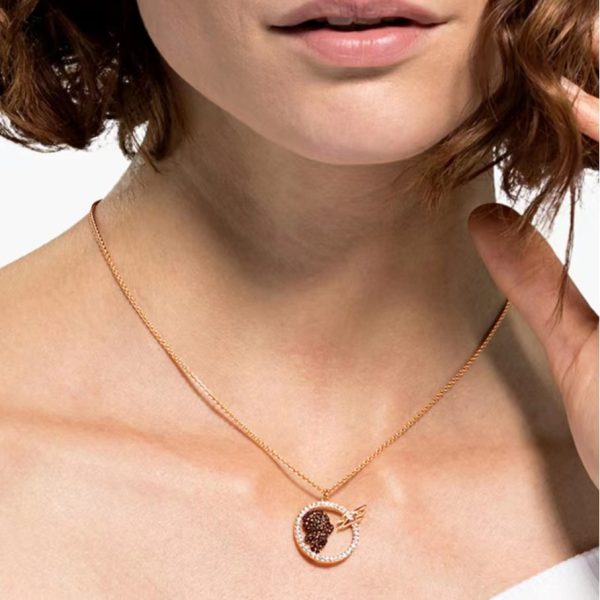 Swarovski/施華洛世奇Line Friends活力布朗熊項鍊5514437：圖片 2