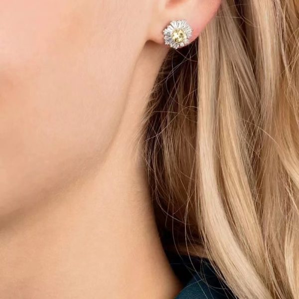Swarovski/施华洛世奇  SUNSHINE太阳图案耳钉  5459597：圖片 7