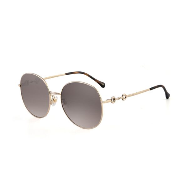 【鹿晗同款】Gucci/古馳馬階扣系列金屬方形太陽眼鏡GG0881SA：圖片 2