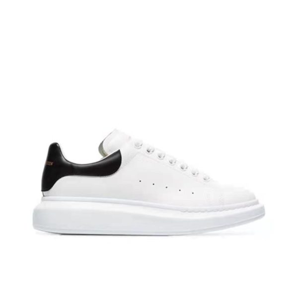 Alexander McQueen 厚底牛皮板鞋534278WHGP5 黑尾牛皮：圖片 6